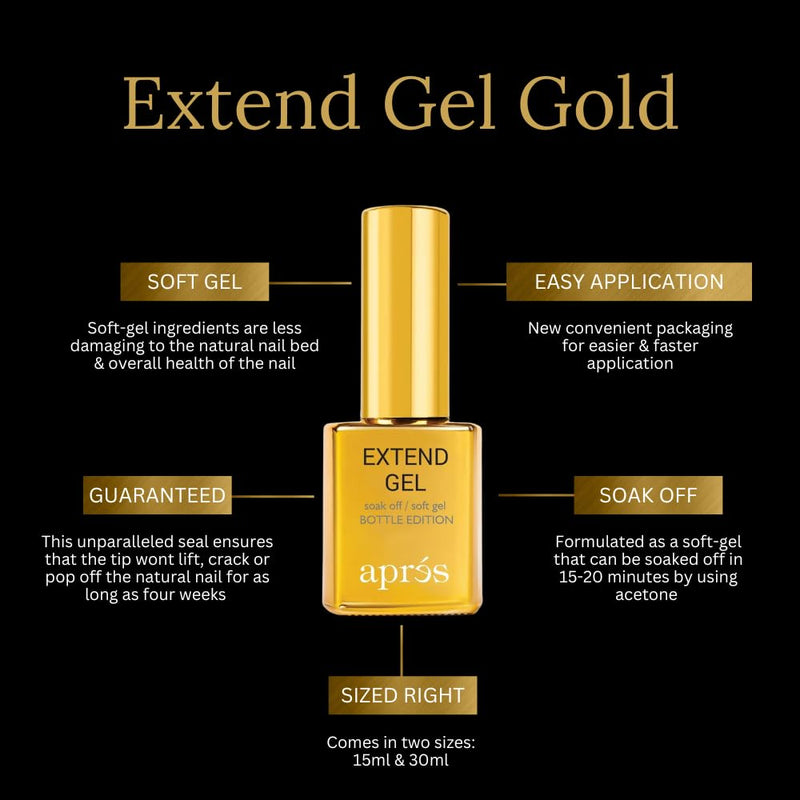 Apres - Adhesivo para puntas de gel Extend 1 oz