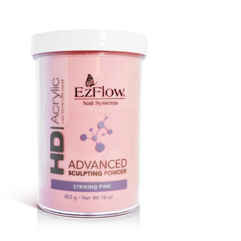 EzFlow - HD Acrylic Powder - Striking Pink 16 oz