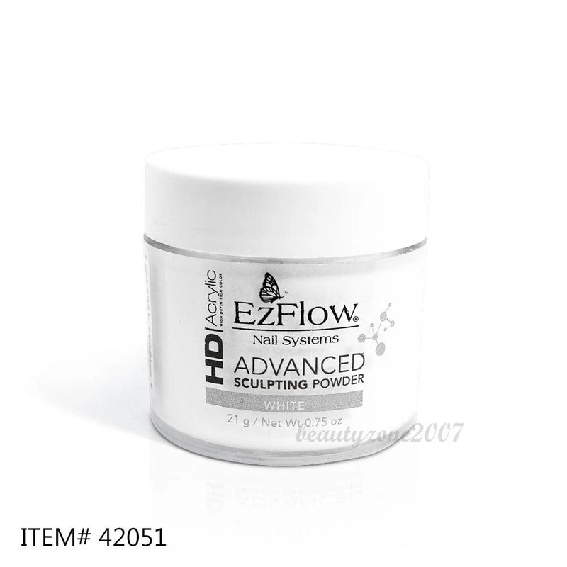 EzFlow - HD Acrylic Powder - White 0.75 oz