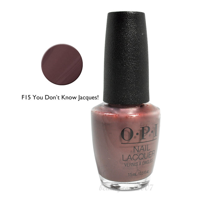 OPI Nail Lacquer F15 You Don't Know Jacques!