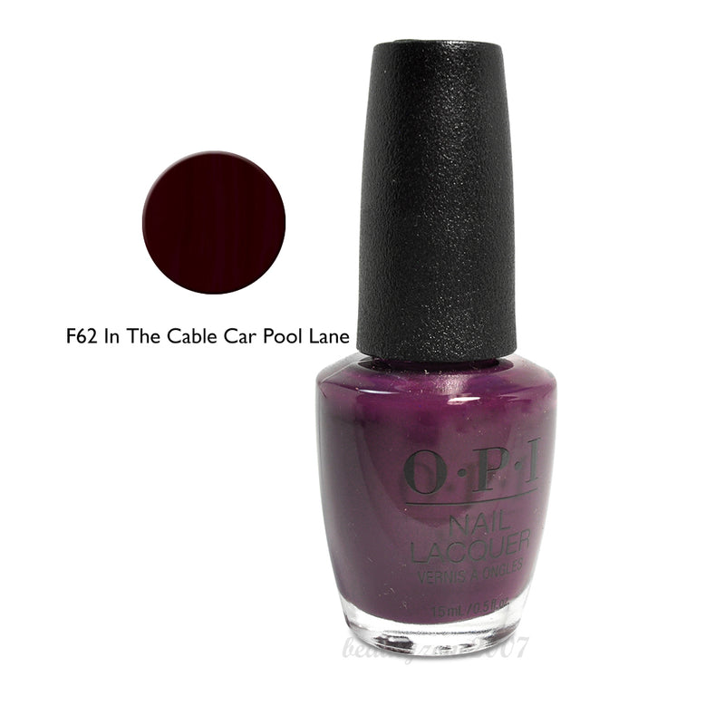 Esmalte de uñas OPI - F62 In The Cable Car-pool Lane 0.5 fl oz