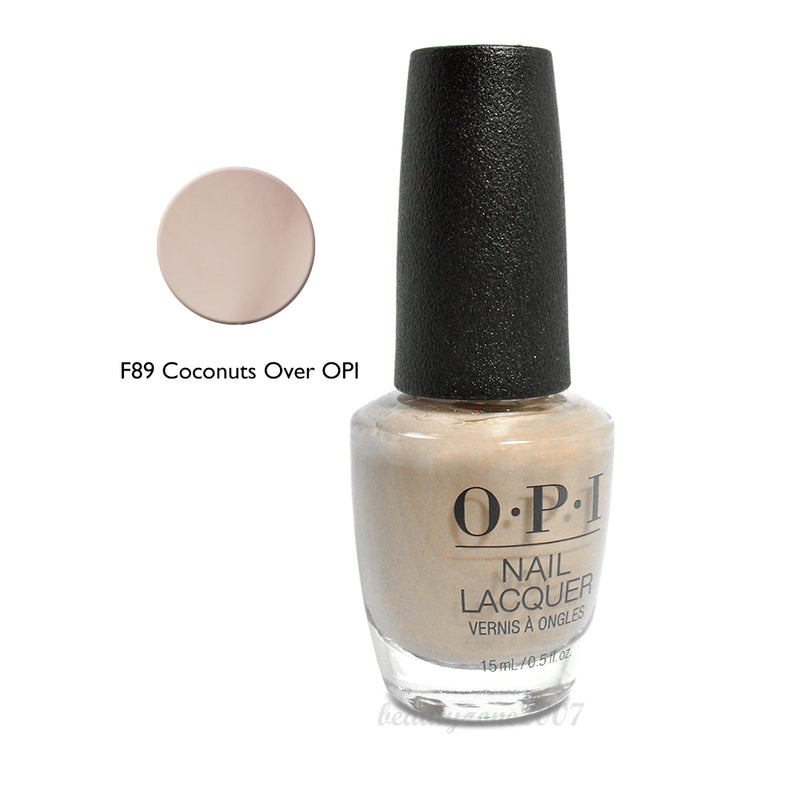OPI Nail Lacquer - F89 Coconuts Over OPI 0.5 fl oz
