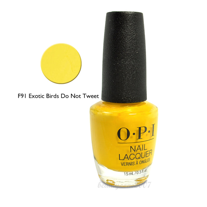 OPI Nail Lacquer F91 Exotic Birds Do Not Tweet