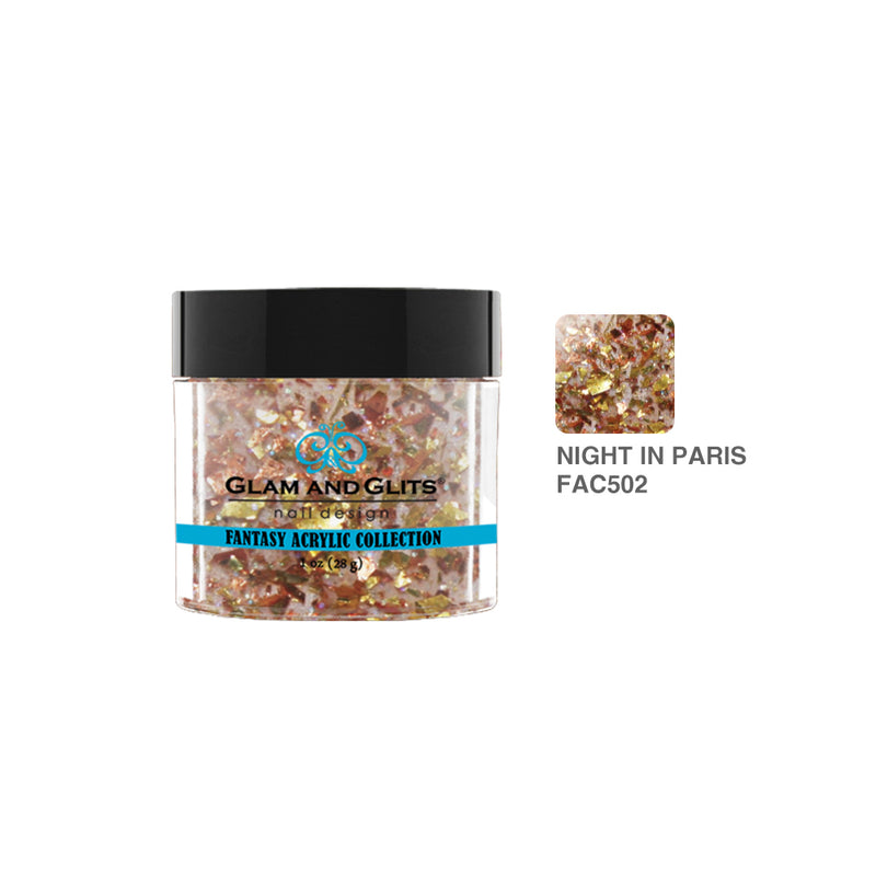Glam & Glits - Fantasy Acrylic Powder - 502 Night In Paris 1oz