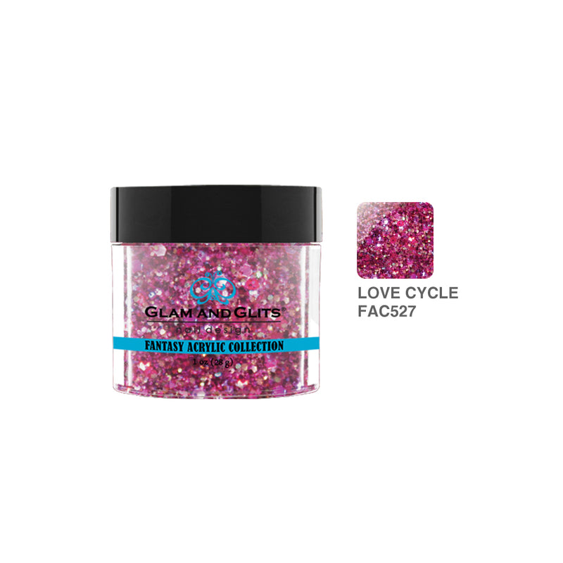 Glam & Glits - Fantasy Acrylic Powder - 527 LOVE CYCLE 1 oz