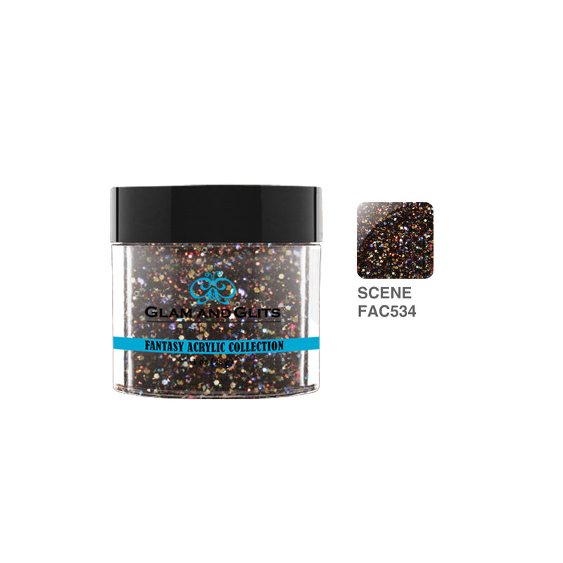 Glam & Glits - Polvo acrílico de color - 534 ESCENA 1 oz