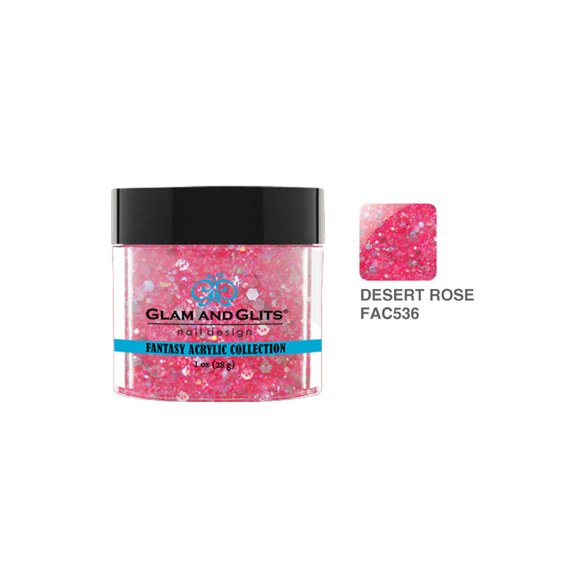 Glam & Glits - Fantasy Acrylic Powder - 536 DESERT ROSE 1 oz