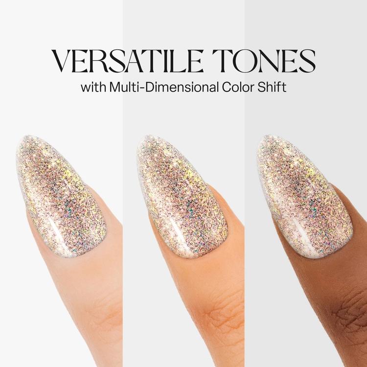 Apres - Flash Glitter Gel Couleur - Santo My Palo - FG04 0.5 fl oz