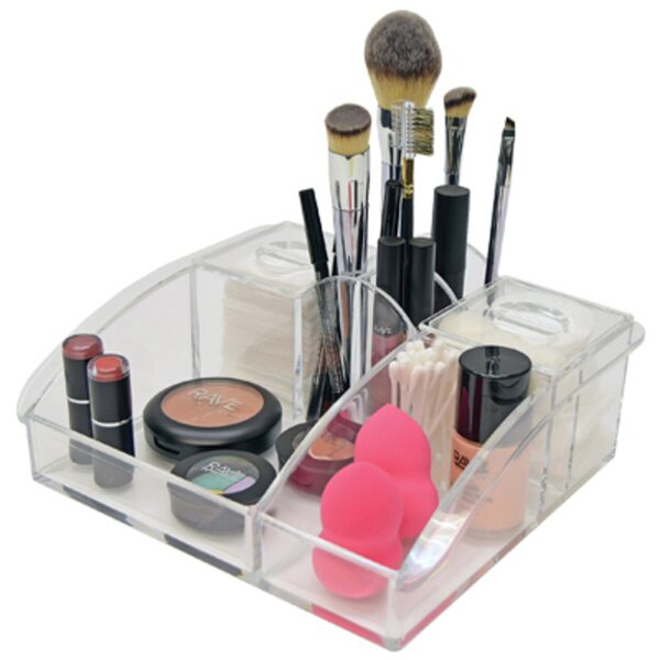 Organizador de cosméticos transparente FantaSea FSC684 para una fácil organización.