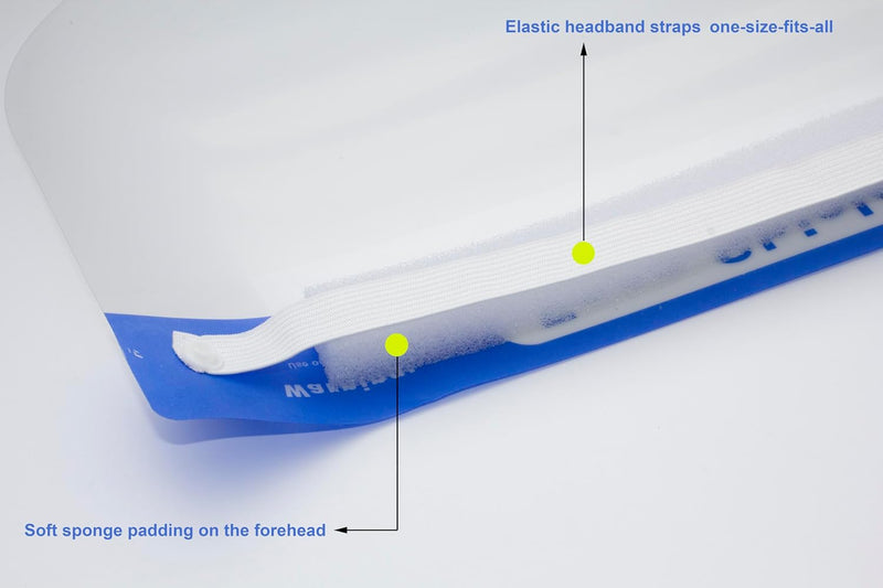 Full Face Safety Shield Cover - 18 Piece (Ship From USA)