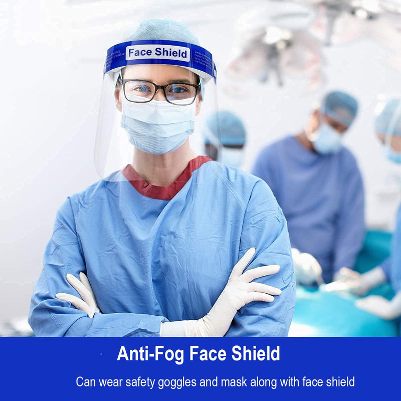 Full Face Safety Shield Cover - 18 Piece (Ship From USA)