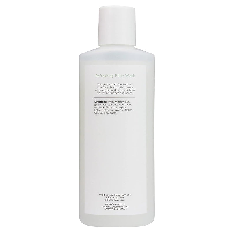 Alpha Skin Care - Refreshing Face Wash Gentle Soap-Free 6 oz