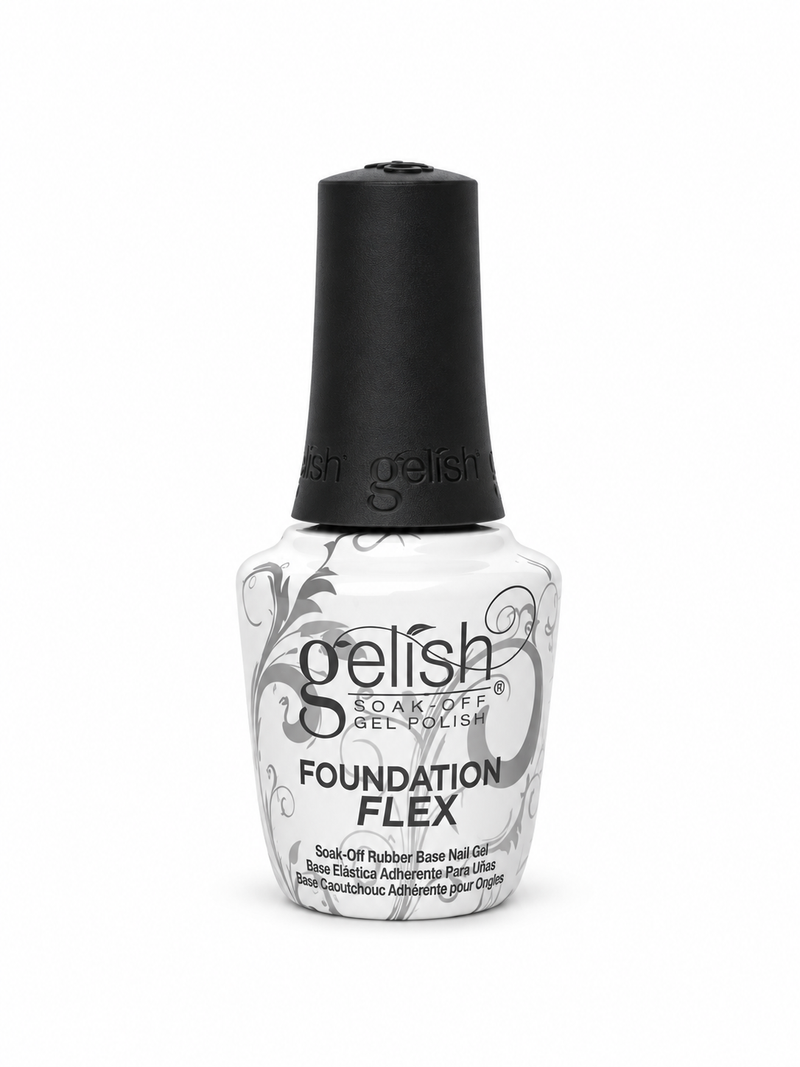 Gelish - Foundation Flex Rubber Base Gel - Clear 0.5 oz