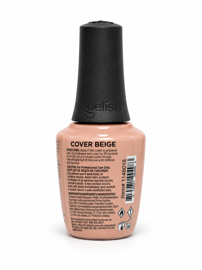 Gelish - Foundation Flex Rubber Base Gel - Cover Beige 0.5 oz