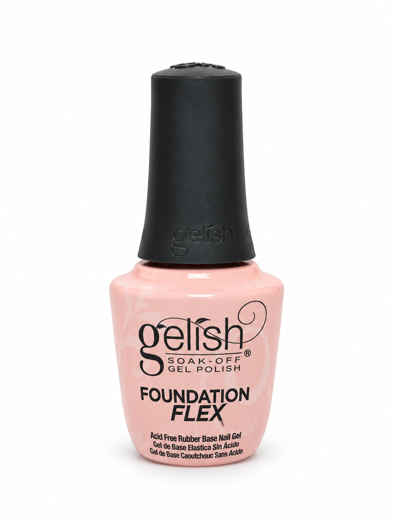 Gelish - Foundation Flex Rubber Base Gel - Light Nude 0.5 oz