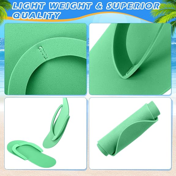 Pedicure Foam Disposable Slippers 100 pair Variety Color