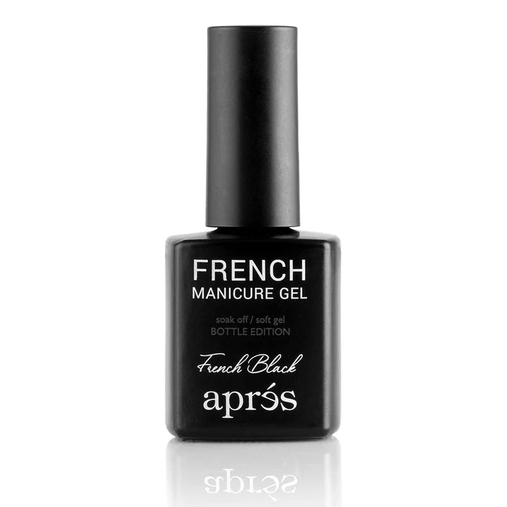 Apres - Edición en botella de gel para manicura francesa - Negro francés 15 ml