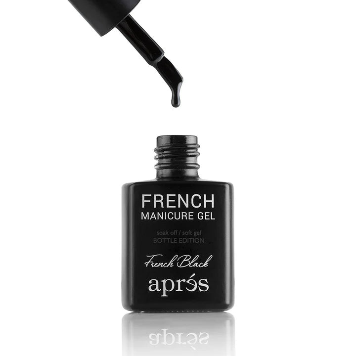 Apres - Edición en botella de gel para manicura francesa - Negro francés 15 ml