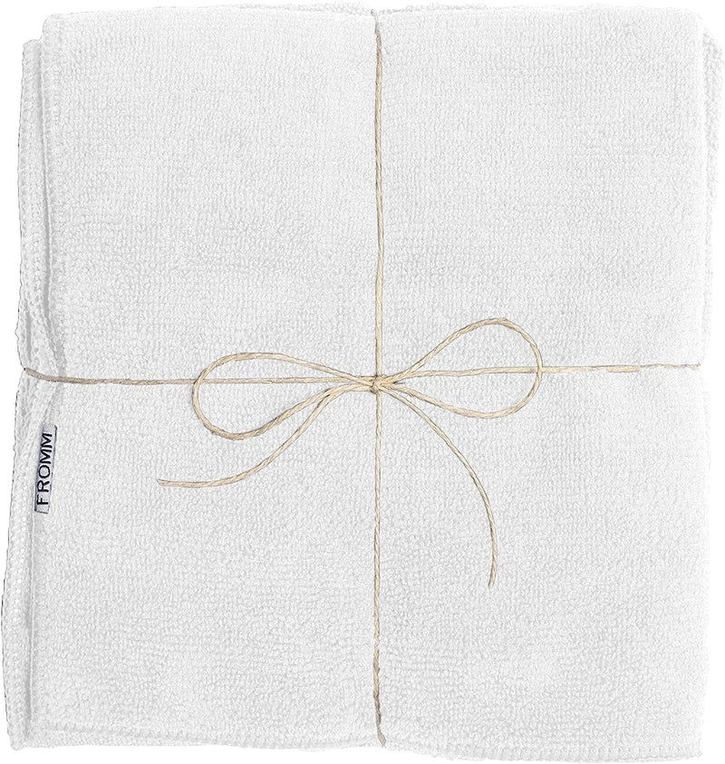 Toallas de microfibra para peluquería Fromm Softees, 40,6 x 73,7 cm (blancas), paquete de 10 unidades