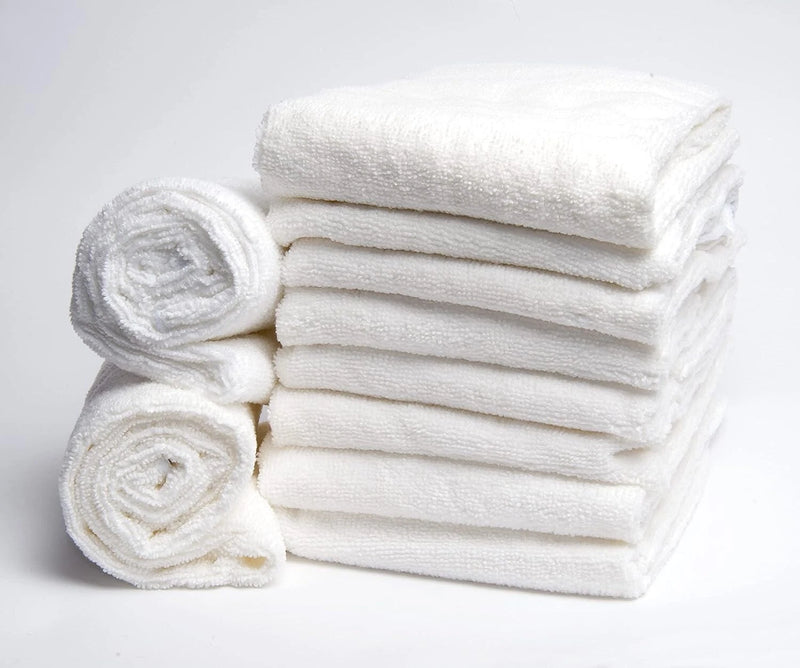 Toallas de microfibra para peluquería Fromm Softees, 40,6 x 73,7 cm (blancas), paquete de 10 unidades