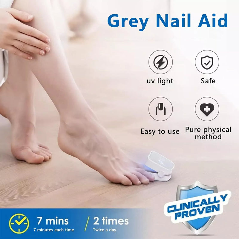 Nail Fungus Laser Treatment LED Light Device-FSA or HSA Eligible Solution-White