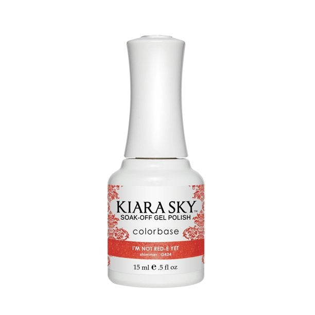 Kiara Sky - Gel Polish 0.5 fl oz - G424 I'm Not Red-E Yet