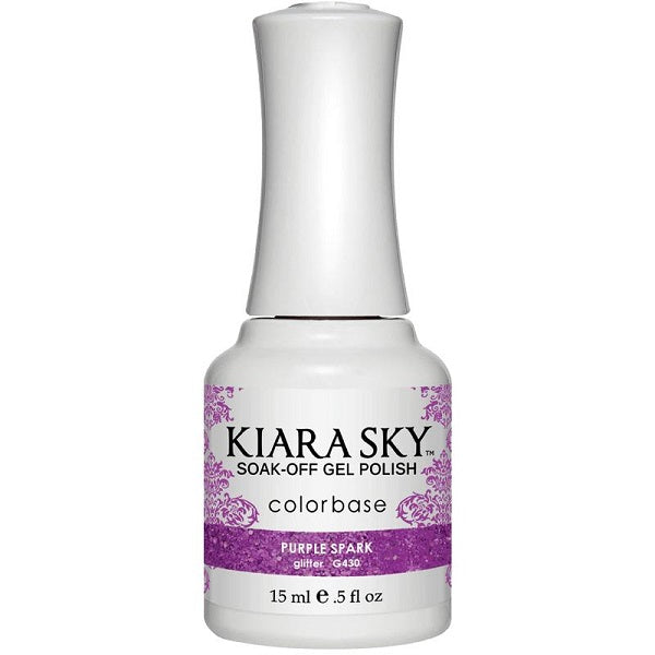 Kiara Sky - Esmalte en gel 0.5 fl oz - G430 Purple Spark