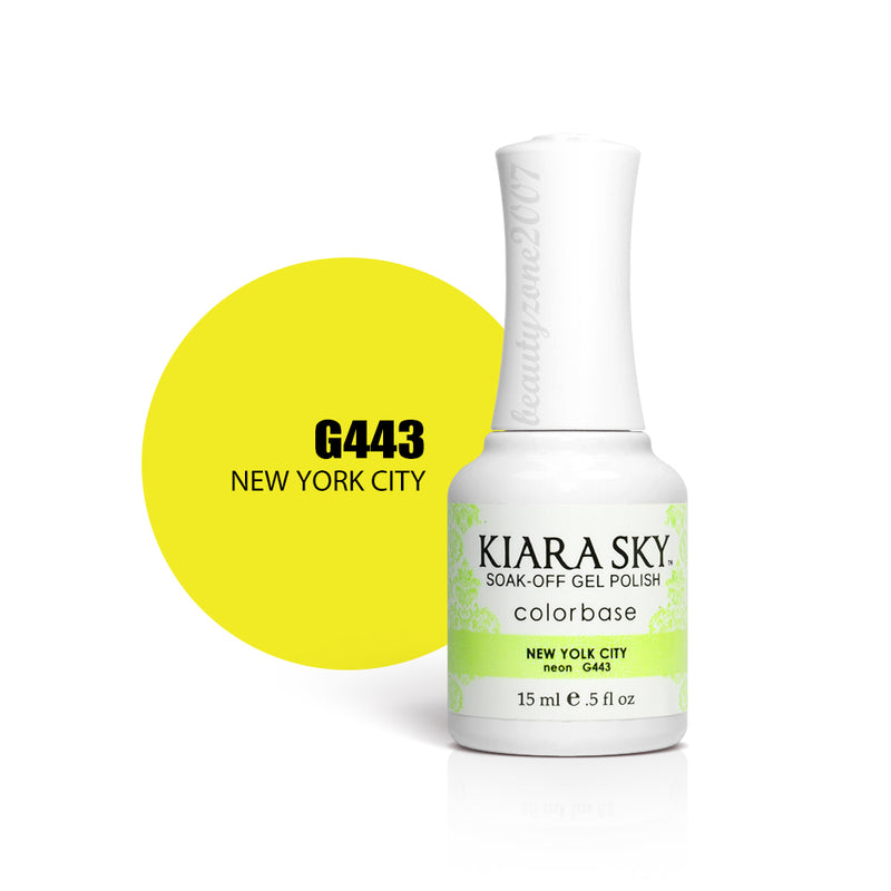 Kiara Sky - Esmalte en gel 0.5 fl oz - G443 New Yolk City
