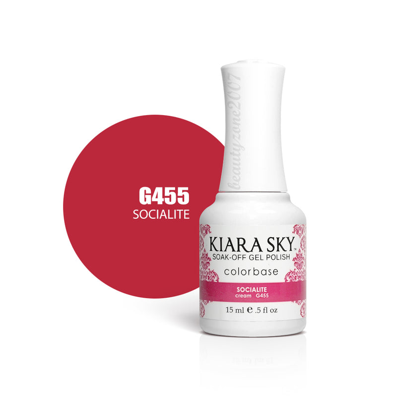 Kiara Sky - Gel Polish 0.5 fl oz - G455 Socialite