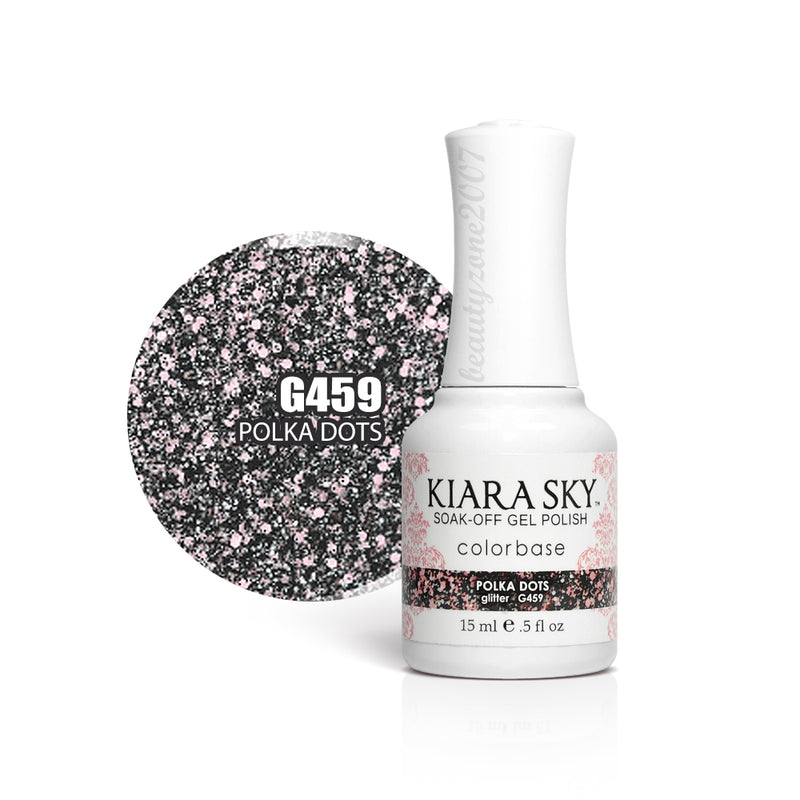 Kiara Sky - Esmalte en gel 0.5 fl oz - G459 Lunares