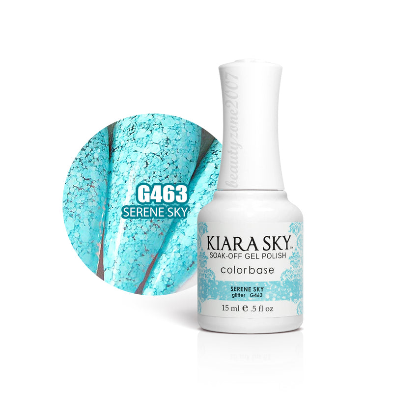 Kiara Sky - Gel Polish 0.5 fl oz - G463 Serene Sky