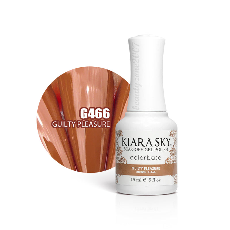 Kiara Sky - Esmalte en gel 0.5 fl oz - G466 Guilty Pleasure