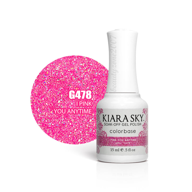 Kiara Sky - Gel Polish 0.5 fl oz - G478 I Pink You Anytime