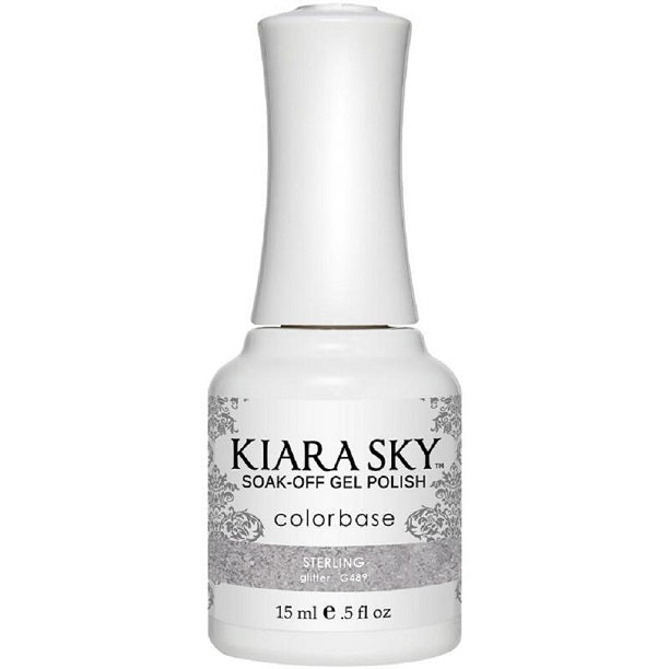 Kiara Sky - Esmalte en gel 0.5 fl oz - G489 Sterling