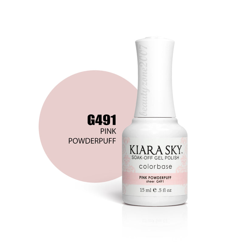 Kiara Sky - Gel Polish 0.5 fl oz - G491 Pink Powderpuff