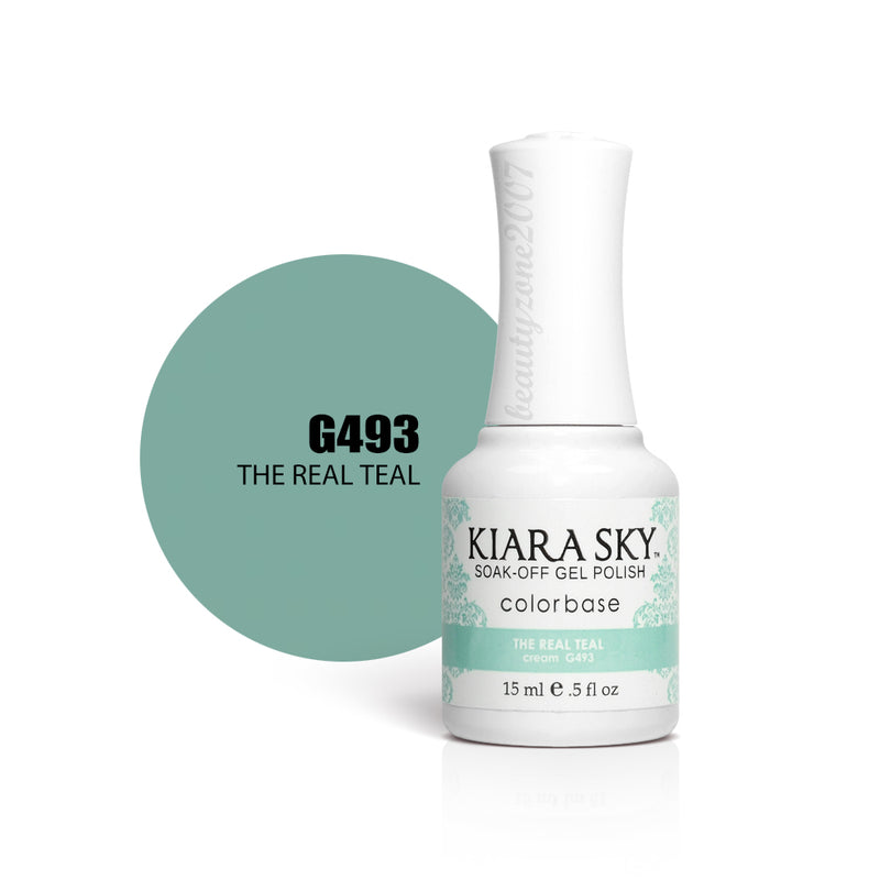 Kiara Sky - Gel Polish 0.5 fl oz - G493 The Real Teal