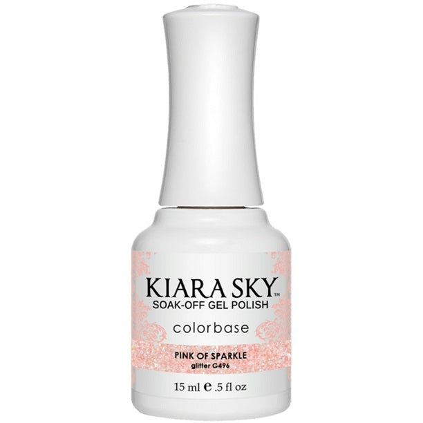 Kiara Sky - Esmalte en gel 0.5 fl oz - G496 Rosa brillante