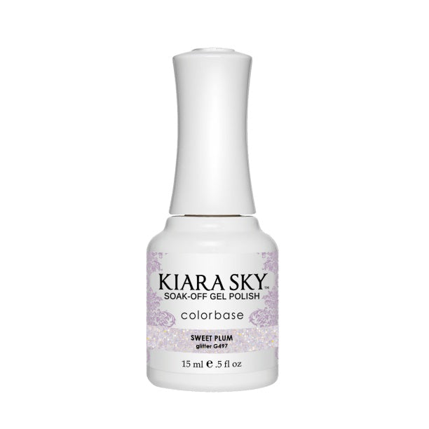 Kiara Sky - Esmalte en gel 0.5 fl oz - G497 Ciruela dulce