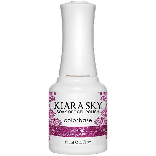 Kiara Sky - Gel Polish 0.5 fl oz - G518 V.I.Pink