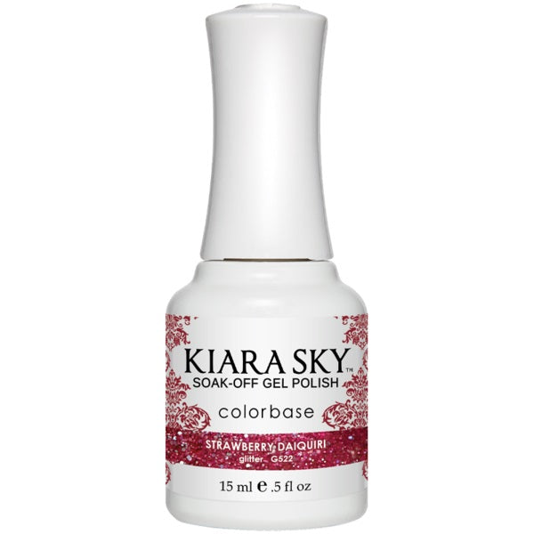 Kiara Sky - Esmalte en gel 0.5 fl oz - G522 Strawberry Daiquiri