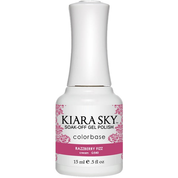 Kiara Sky - Esmalte en gel 0.5 fl oz - G540 Frambuesa efervescente