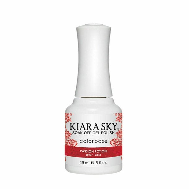 Kiara Sky - Esmalte en gel 0.5 fl oz - G551 Passion Potion