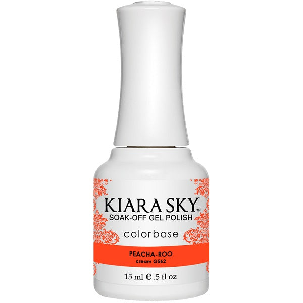 Kiara Sky - Esmalte en gel 0.5 fl oz - G562 Peach-A-Roo