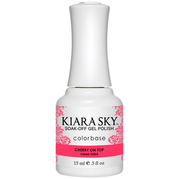 Kiara Sky - Esmalte en gel 0.5 fl oz - G563 Cherry On Top