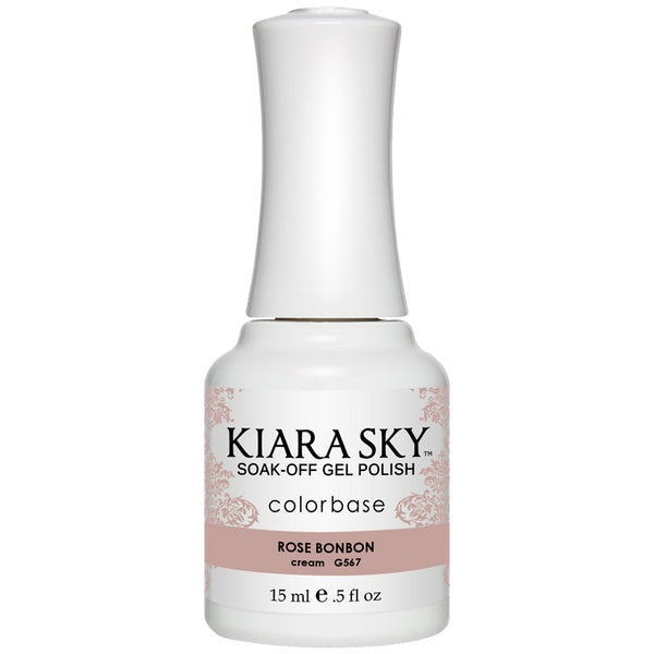 Kiara Sky - Esmalte en gel 0.5 fl oz - G567 Rose Bonbon