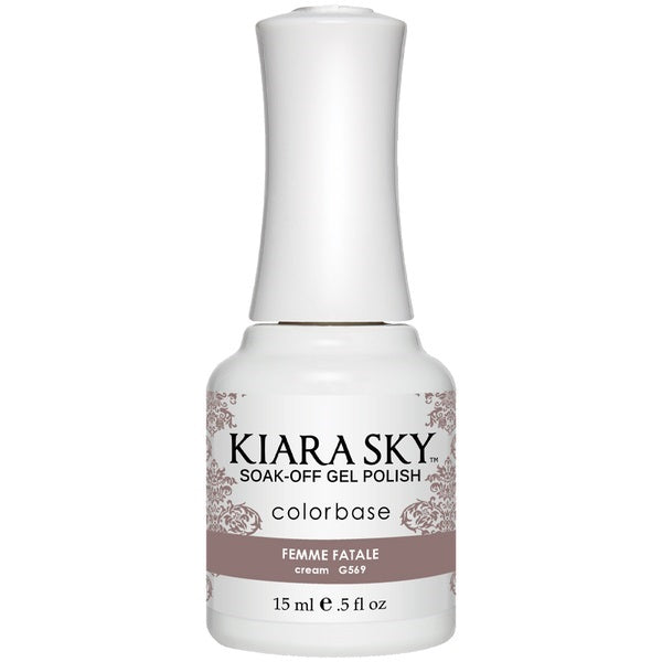 Kiara Sky - Esmalte en gel 0.5 fl oz - G569 Femme Fatale