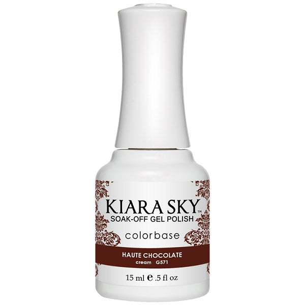 Kiara Sky - Gel Polish 0.5 fl oz - G571 Haute Chocolate