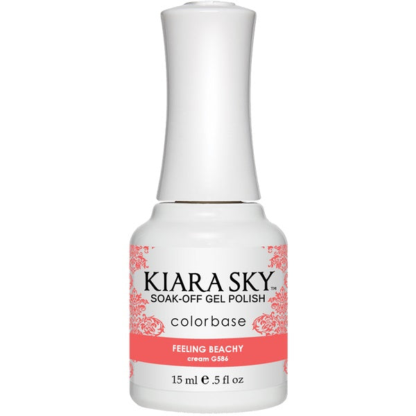 Kiara Sky - Esmalte en gel 0.5 fl oz - G586 Feeling Beachy