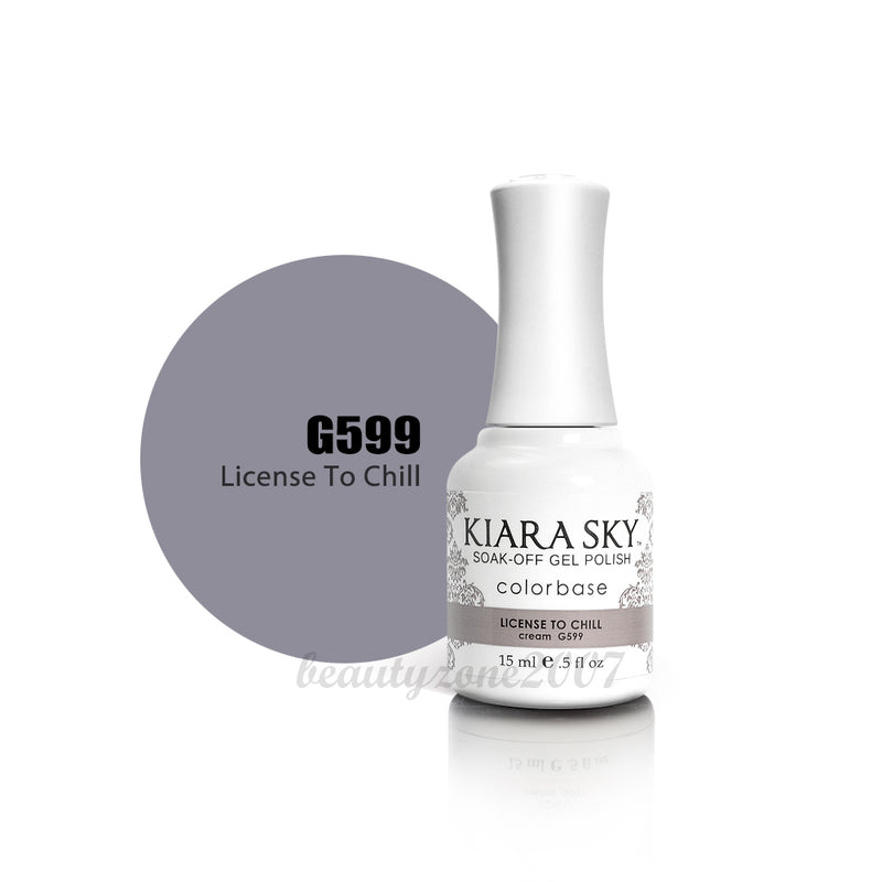 Kiara Sky - Esmalte en gel 0.5 fl oz - G599 License To Chill