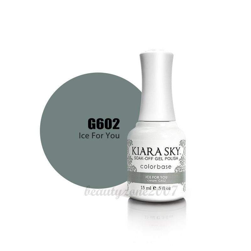 Kiara Sky - Esmalte en gel 0.5 fl oz - G602 Ice For You